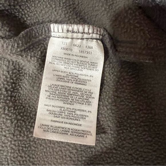 Columbia Hayden Summit Hybrid Zip Jacket Kids M (10/12) Orange Gray youth fleece - Picture 7 of 9